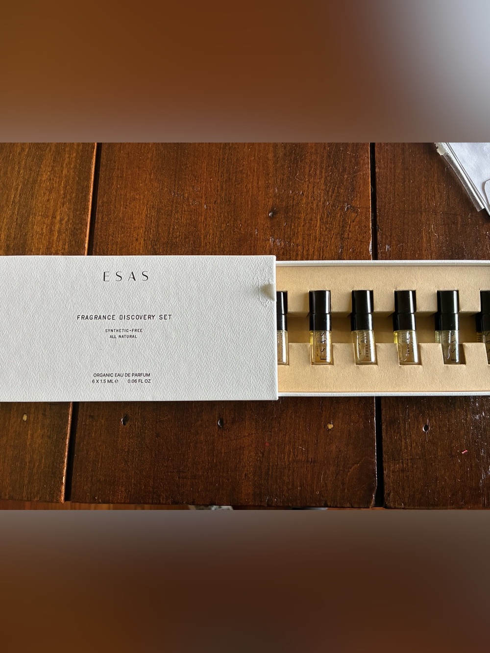 ESAS Perfume Core Discovery Kit Perfume Cologne Iris Milk Vanilla Cherry Cloud